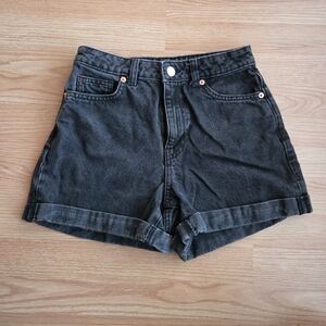 MANGO High Rise Denim Shorts